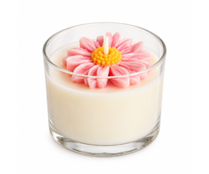 Stepper™ Rose Scented Jar Luxury Candle Pink