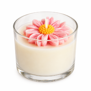 Stepper™ Rose Scented Jar Luxury Candle Pink
