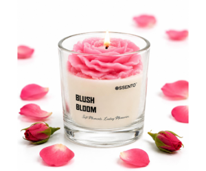 Mixed Berry Jar Candle – Pink Raspberry & Blueberry Design